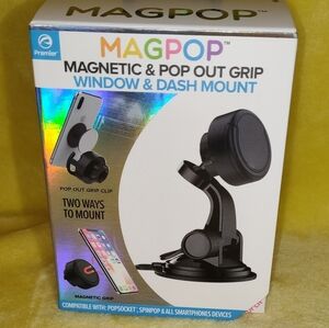 Magnetic & Pop Out Grip phone Mount